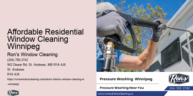 Affordable Residential Window Cleaning Winnipeg