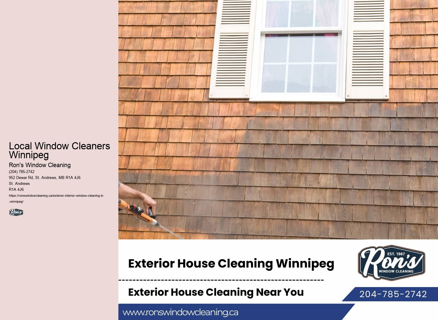 Summer Window Cleaning Local Window Cleaners Winnipeg