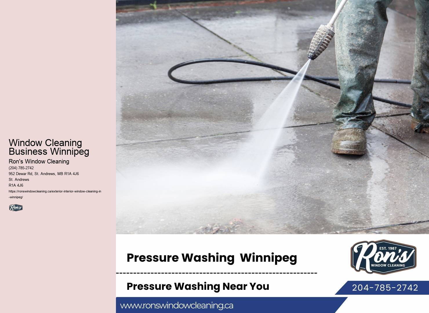 Local Glass Cleaners Window Cleaning Business Winnipeg