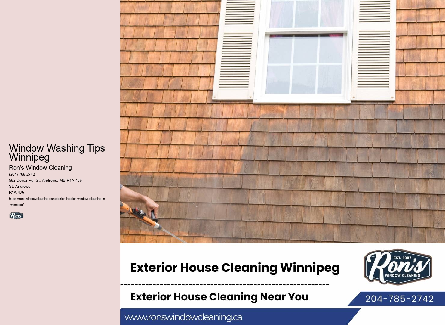 Window Cleaning Professional Advice Window Washing Tips Winnipeg
