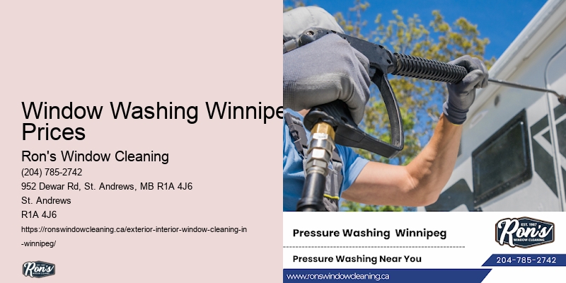 Window Washing Winnipeg Prices