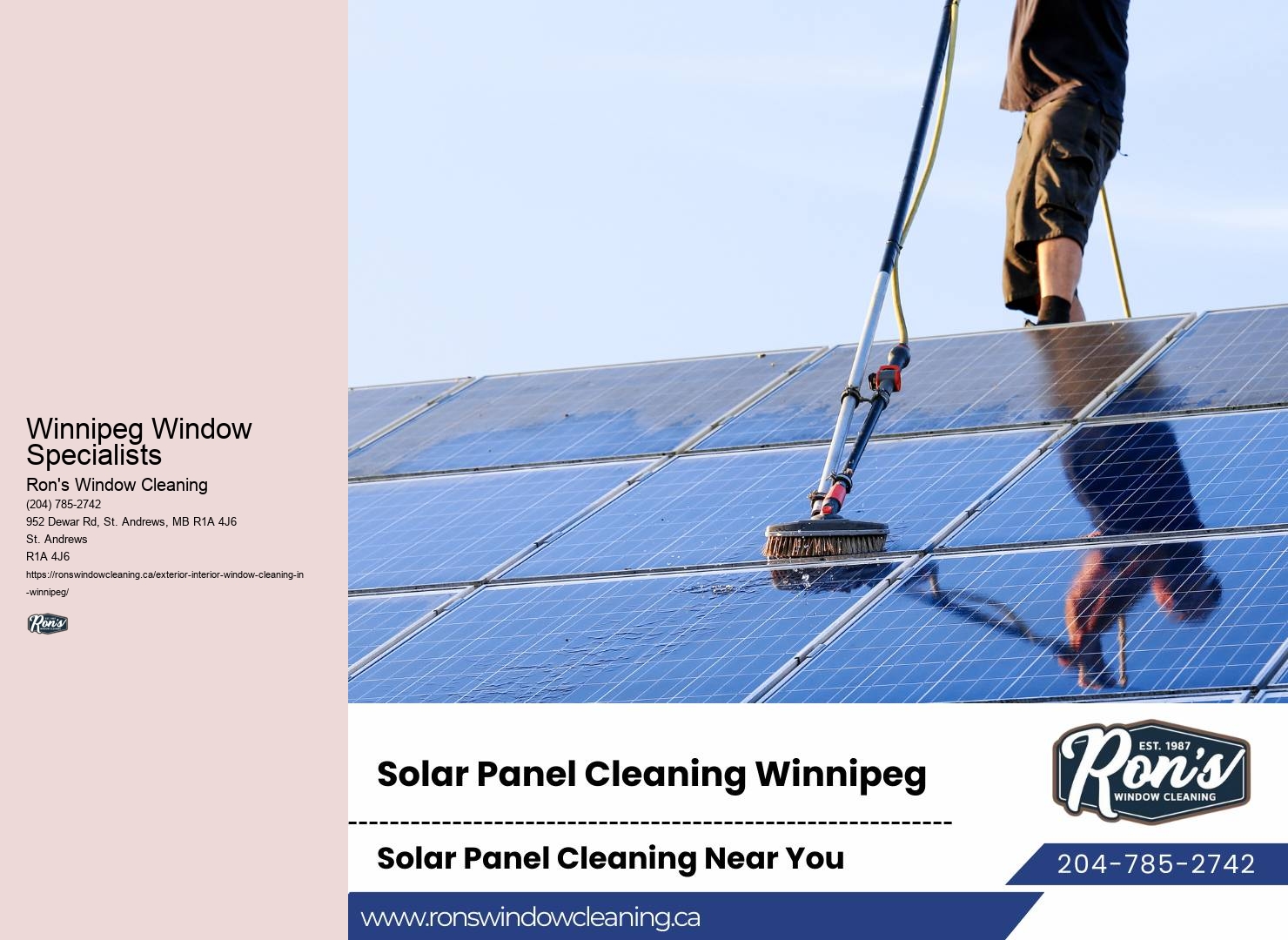 Winnipeg Window Specialists Commercial Window Cleaners