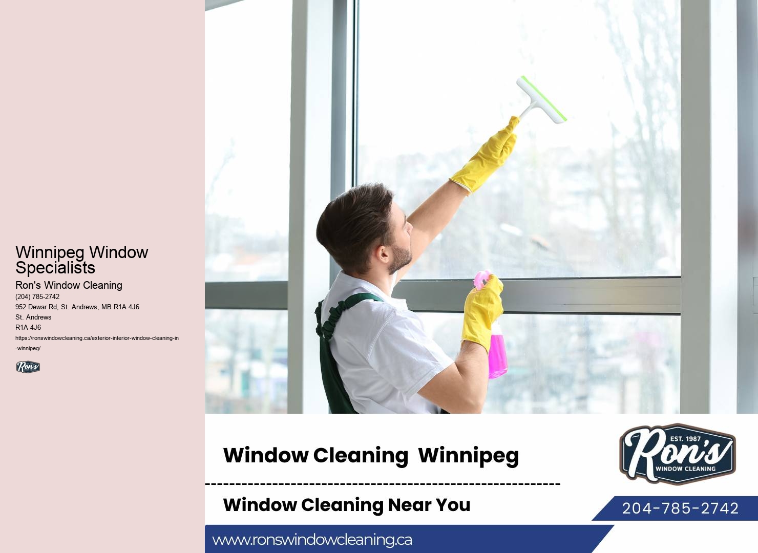Window Cleaning Service Winnipeg Window Specialists
